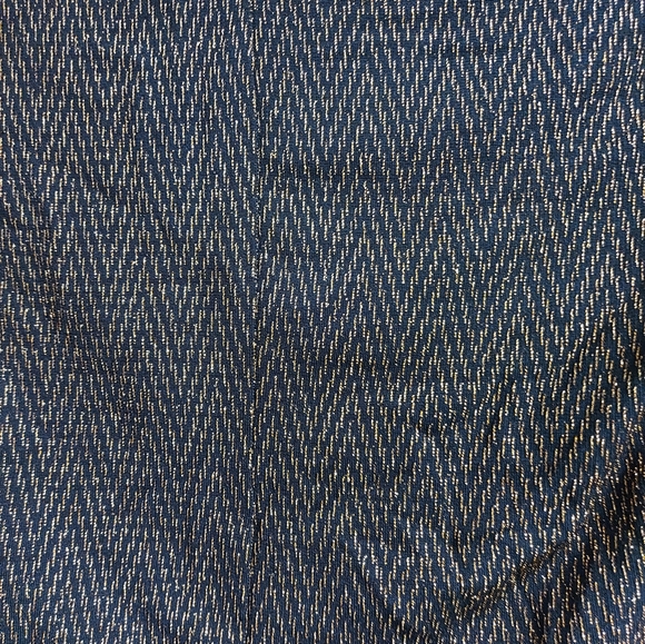 NWT Womens Forever 21 Black and Gold metallic Long Sleeve Knit Top - Picture 10 of 10